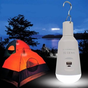 Bombilla LED Multi-funcional con Panel Solar 7W 8000ºK