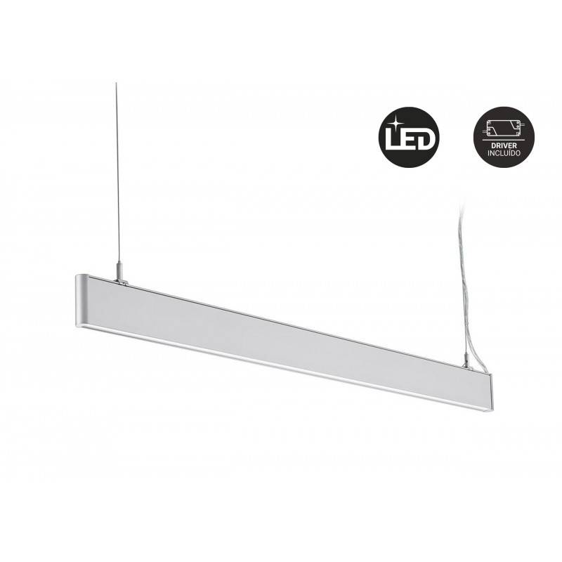 Luminaria lineal LED suspendida / superficie 40W Slim 120cm 3100lm