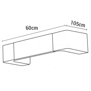 dimensiones aplique de pared