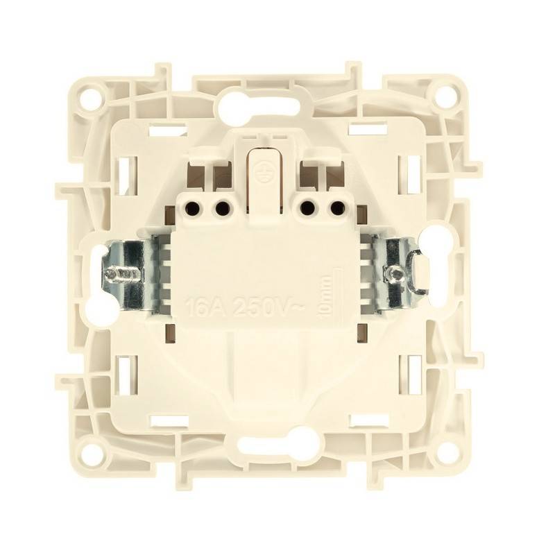 Base enchufe Schuko 2 polos