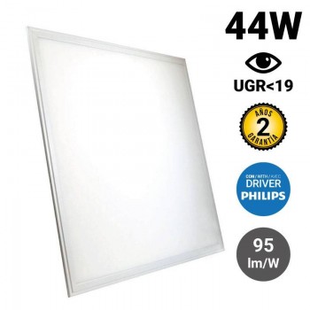 Panel LED empotrable 60X60cm 44W 3960LM UGR19 Philips Driver Panel LED empotrable 60X60cm 44W 3960LM UGR19 Philips Driver