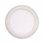 PANEL LED UNIVERSAL CIRCULAR SUPERFICIE/EMPOTRABLE  AJUSTABLE 18W SLIM Ø230MM BLANCO 120º