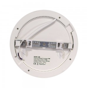 PANEL LED UNIVERSAL CIRCULAR SUPERFICIE/EMPOTRABLE  AJUSTABLE 18W SLIM Ø230MM BLANCO 120º