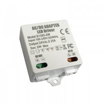 Fuente de alimentación constante 24V DC 6W 0.25A 100-240V Fuente de alimentación constante 24V DC 6W 0.25A 100-240V