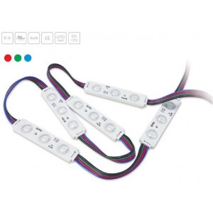 Módulos LED RGB para rotulación de 0.72W 12V-DC IP65 140º