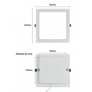 downlight LED empotrable