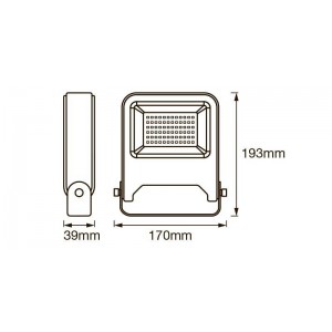 dimensiones proyector LED 30W