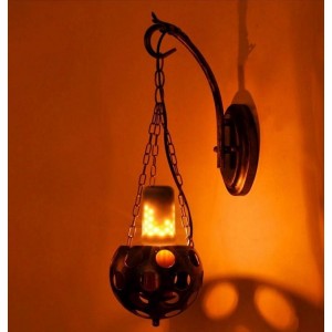 Bombilla LED efecto llama de fuego