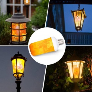 Bombilla LED efecto llama de fuego