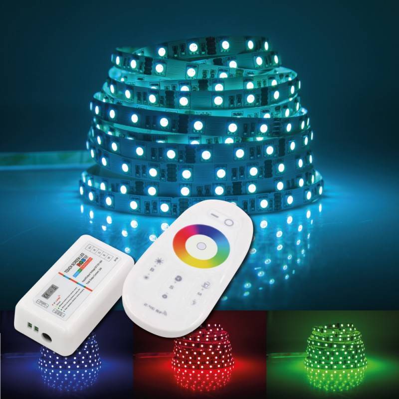 Comprar controlador LED RGBW WIFI 12/24V de 4 canales con Mando