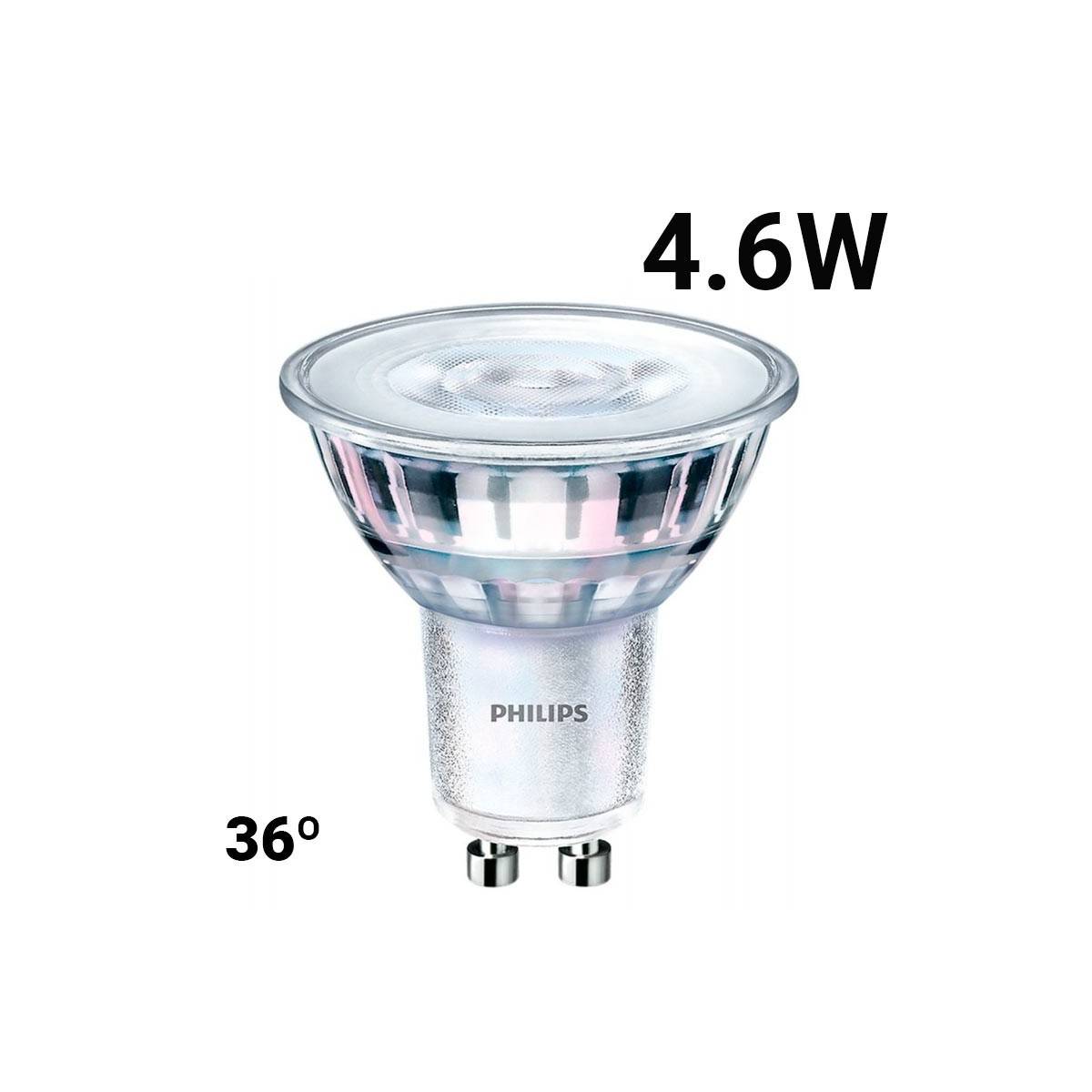 Bombilla LED GU10 4.6W 36º 390lm - Corepro LEDspot Philips