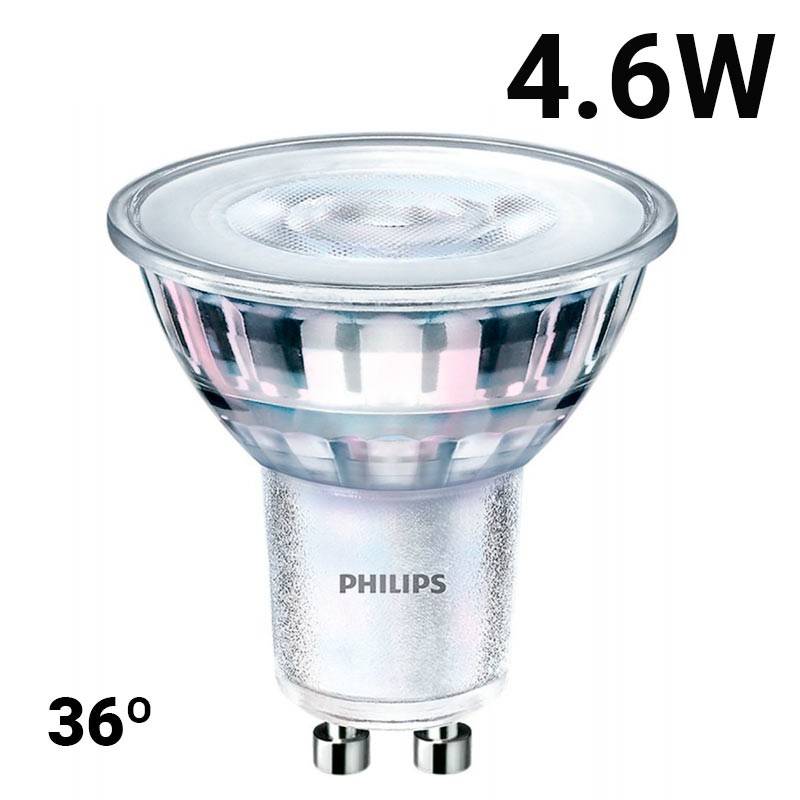 Bombilla LED GU10 4.6W 36º 390lm - Corepro LEDspot Philips