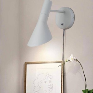 Aplique de pared orientable "MARLÈNE" con enchufe