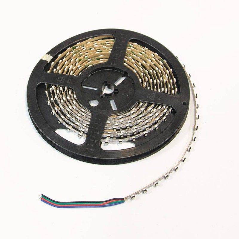 Tira LED 12V DC 5m Color de Luz RGB Multicolor