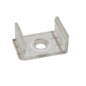 Grapa plástica para sujeción perfiles de aluminio de 17mm de ancho (1ud)
