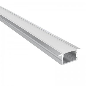 Perfil de aluminio para tira led empotrable, especial altura High 23*14,5mm  (2mts)