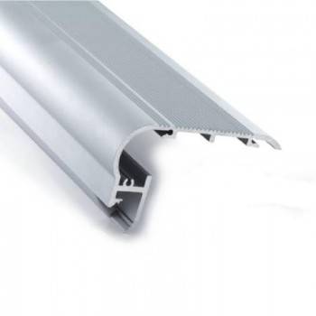 Perfil de Aluminio Empotrable 80x50mm para Paredes y Escalera