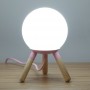 Lámpara de mesa de madera "MOON"