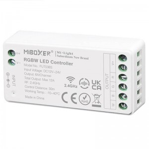 Controlador para Tiras RGBW 12/24V DC - 2.4G - MiBoxer Milight- FUT038S