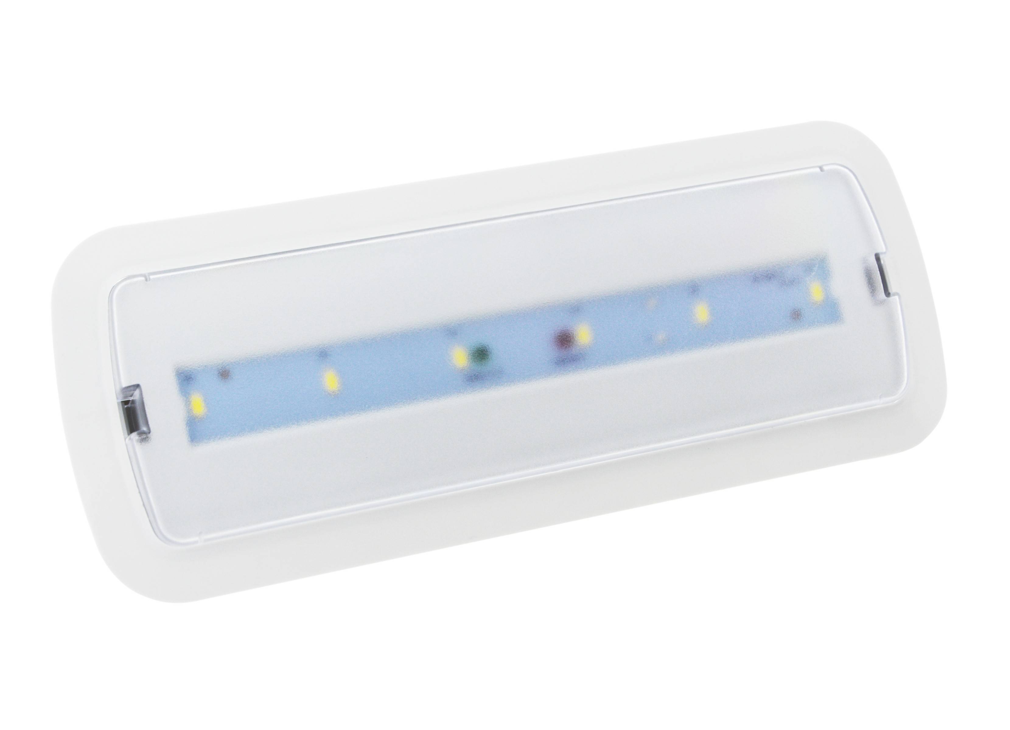 Lámpara de emergencia Led 3W IP65 con señal