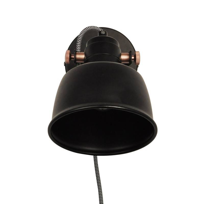 Aplique de pared interior "KUKKA" con interruptor y enchufe Aplique de pared interior "KUKKA" con interruptor y enchufe