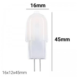 Bombilla LED G4 Bi-Pin 1.8W 12V-DC/AC