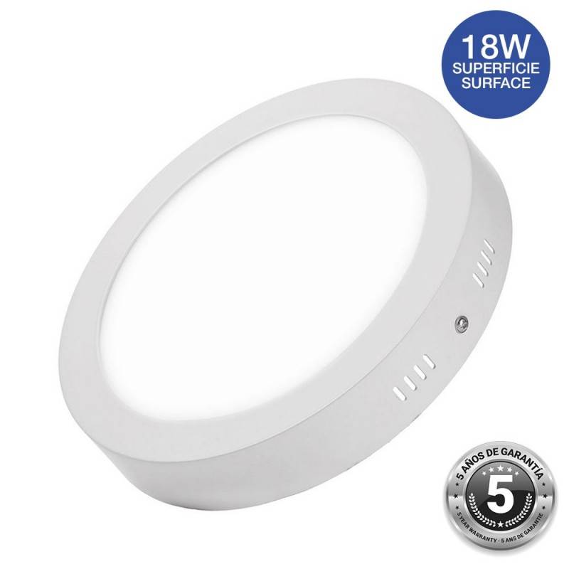 DOWNLIGHT LED DE SUPERFICIE CIRCULAR 18W