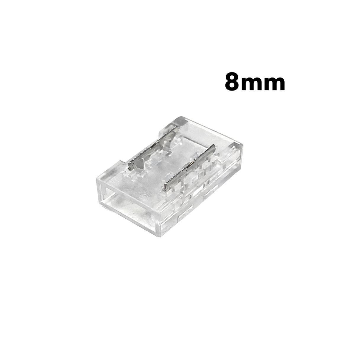 Conector para tira a tira COB CLIP INVISIBLE 2 pin 8mm IP20