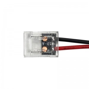 Conector para inicio de tiras LED COB monocolor de 10mm
