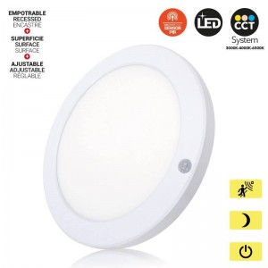 Plafón LED universal ajustable CCT con Sensor 18W