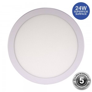 Downlight LED superficie circular 24W