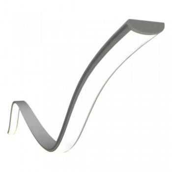 PERFIL DE ALUMINIO FLEXIBLE MOLDEABLE 16X8 DE SUPERFICIE (2MT) PERFIL DE ALUMINIO FLEXIBLE MOLDEABLE 16X8 DE SUPERFICIE (2MT)