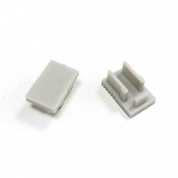 TAPA LATERAL PARA PERFIL DE ALUMINIO 8X12MM (1 UNI) TAPA LATERAL PARA PERFIL DE ALUMINIO 8X12MM (1 UNI)