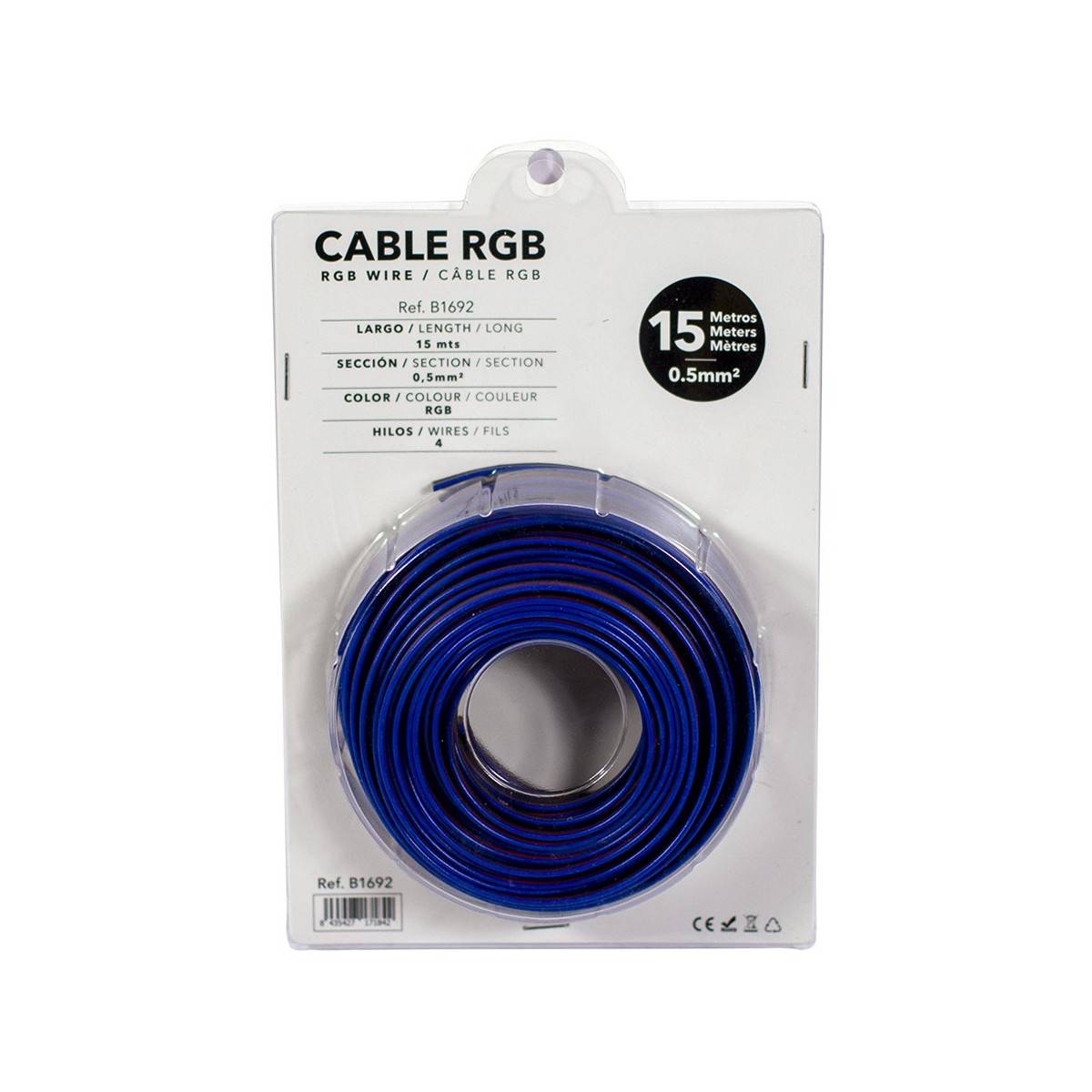 Cable RGB de 4 hilos para instalaciones a 12-24V
