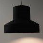LAMPARA SILICONA COLGANTE MODERN FOLD COLOR NEGRO LAMPARA SILICONA COLGANTE MODERN FOLD COLOR NEGRO