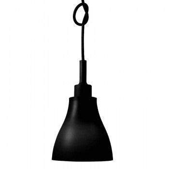 Lámpara barata colgante de silicona Round Fold negra Lámpara barata colgante de silicona Round Fold negra