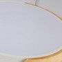 Plafón LED DE TECHO Circular 35W Blanco y Madera CCT ø408x50mm