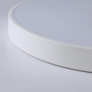 Plafón LED DE TECHO Circular 35W Blanco y Madera CCT ø408x50mm