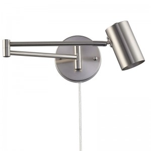 Aplique de Pared Articulado "LISA" Cromado - 40W - IP20, Casquillo G45