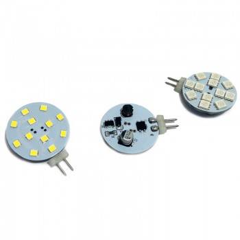 Bombilla LED Bi-Pin plana G4 2,3W (12 SMD2835) 8-30VDC/10-18VAC α 120º Bombilla LED Bi-Pin plana G4 2,3W (12 SMD2835) 8-30VDC/10-18VAC α 120º