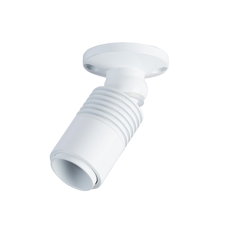 Cefrank Mini focos con atenuador, blanco cálido, 8 x 1 W, foco LED  giratorio de 360°, luz de pared regulable, carcasa de acabado blanco  (paquete de 8