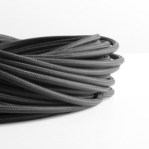 Bobina de cable eléctrico textil de varios colores estilo nórdico