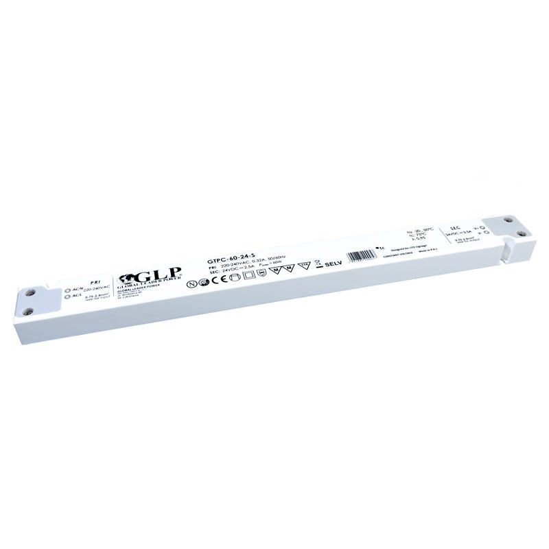 Fuente de alimentación de voltaje constante con conmutación de una salida de 60W 24V