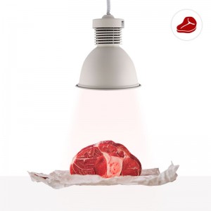 Lámpara Campana LED 30W especial para carnicerías