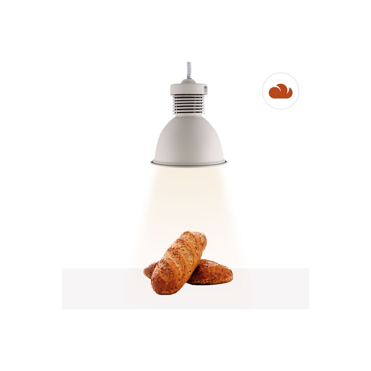 Lampara Campana LED 30W especial para Panaderías