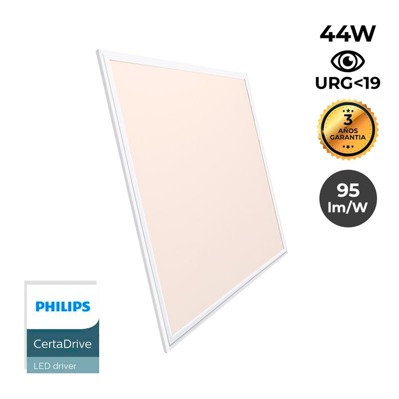 Panel LED slim 60X60 cm - Driver Philips - 44W - UGR19