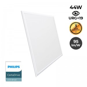 Panel LED empotrable 60X60cm 44W 3960LM UGR19 Philips Driver