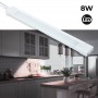Regleta LED para cocina y bajomuebles 8W directa a 220V