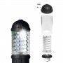 FAROL BOLARDO SAURO FUMAGALLI NEGRO CON DIFUSOR DE ALUMINIO, PORTALAMPARAS E27, 1100MM ALTO