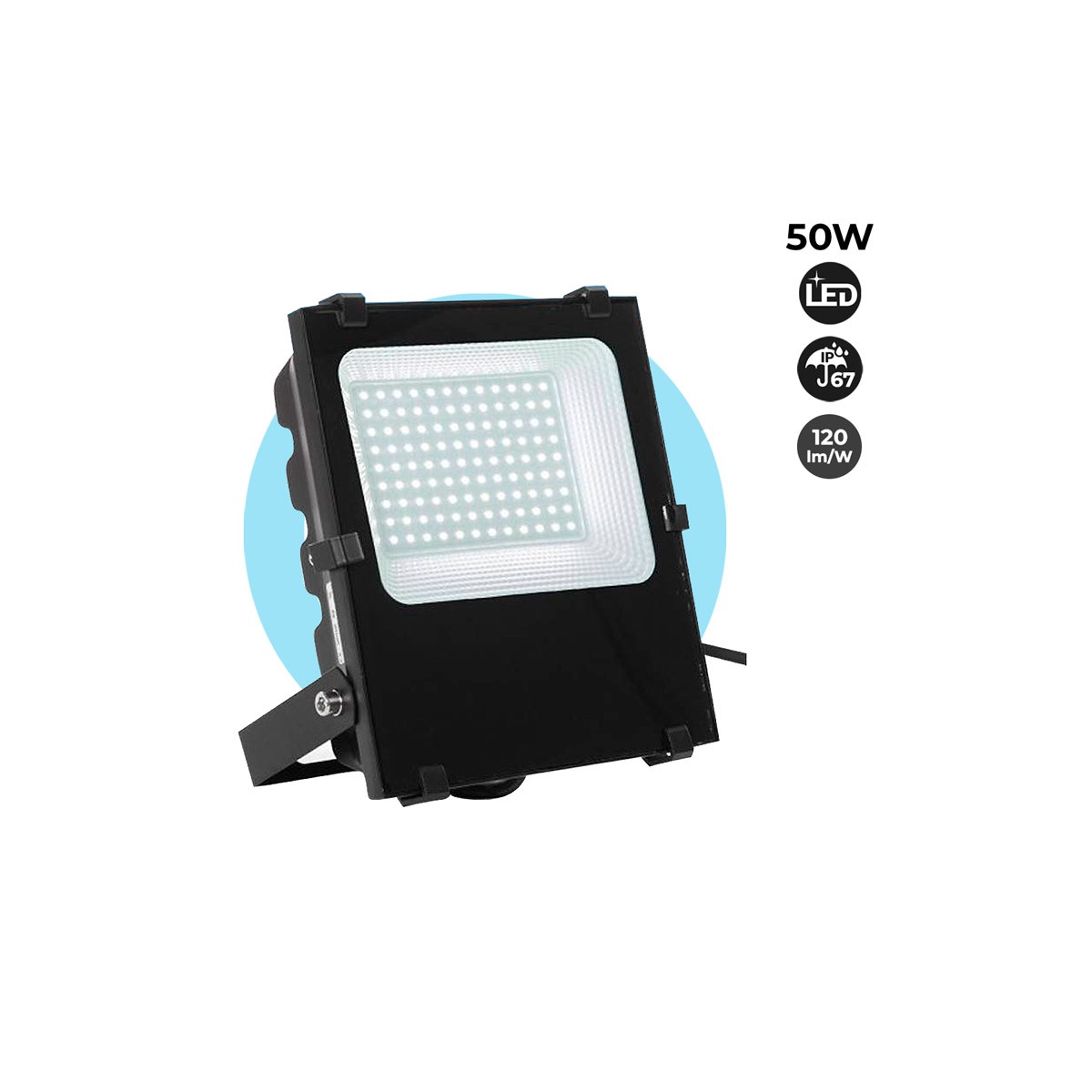Foco proyector LED 50W Chip Pro IP65